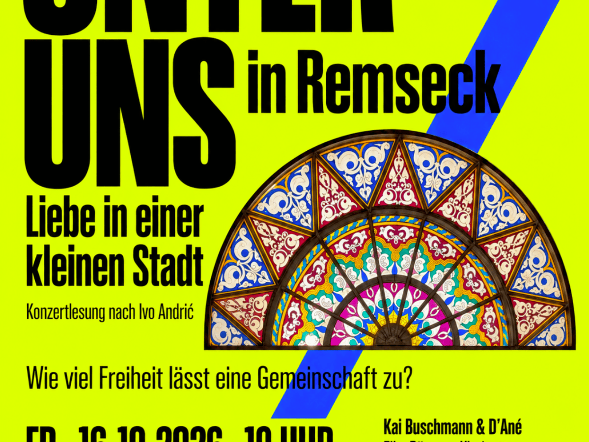Konzertlesung mit D’Ané und Kai Buschmann am 16. Oktober&nbsp;2026